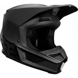 FOX YTH V1 MATTE BLACK HELMET, ECE [MT BLK]