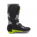 FOX YTH COMP BOOT [GRY/YLW]