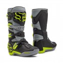 FOX YTH COMP BOOT [GRY/YLW]