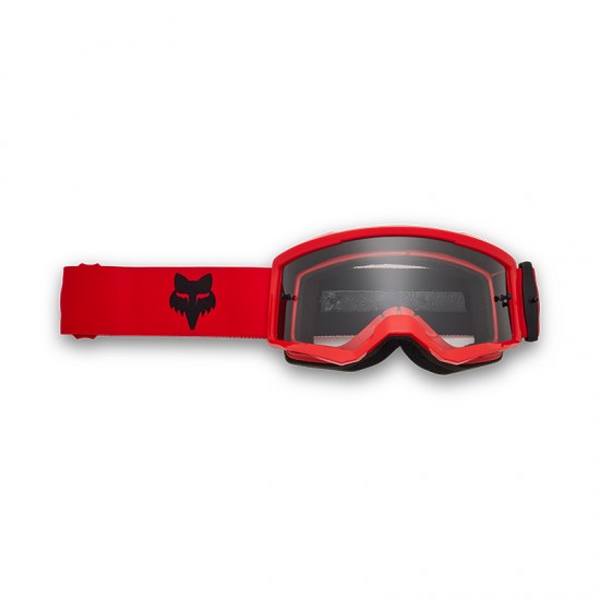 FOX YTH MAIN CORE GOGGLE [FLO RED]