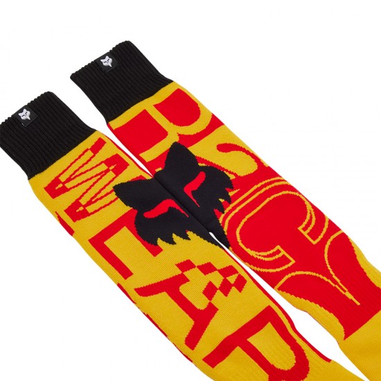 FOX 180 RACE SPEC SOCK [PL YLW]