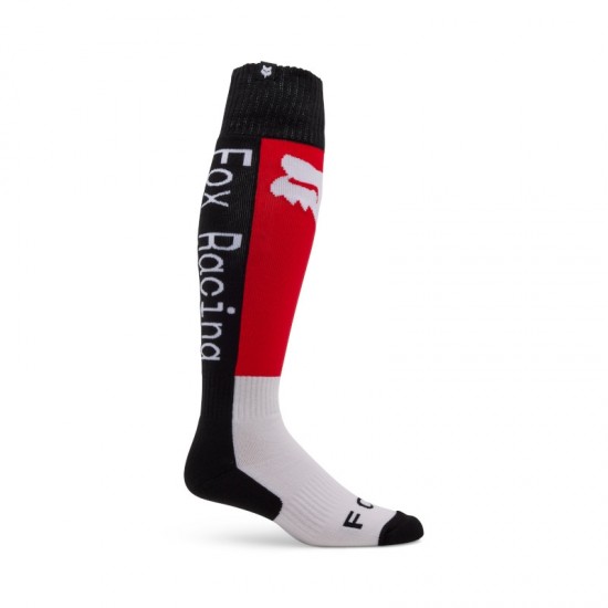 FOX YTH 180 LEAN SOCK [FLO RED]