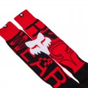 FOX YTH 180 RACE SPEC SOCK [FLO RED]