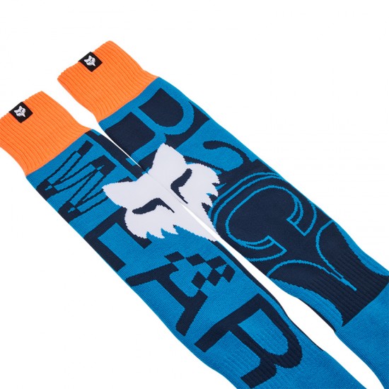 FOX YTH 180 RACE SPEC SOCK [TRU BLU]