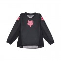 FOX KIDS GIRLS BLACKOUT JERSEY [BLK/BLK]
