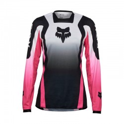 FOX WMNS 180 LEAN JERSEY [BLK/PNK]