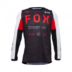 FOX YTH 180 RACE SPEC JERSEY [FLO RED]