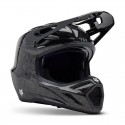 FOX V3 RS CARBON SOLID HELMET [BLK]