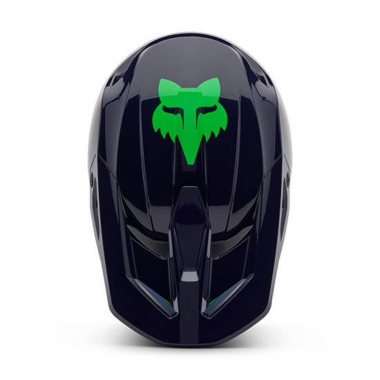 FOX YTH V1 TAUNT HELMET [NVY]