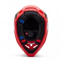 FOX V3 RS INFINITE HELMET [FLO RED]