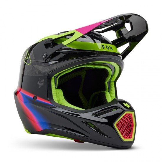 FOX V3 RS ENERGY HELMET [BLK]