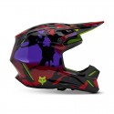 FOX V3 THROTTLE HELMET [FLO YLW]