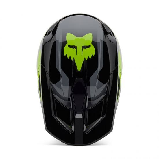 FOX V1 LEAN HELMET [GRY/YLW]