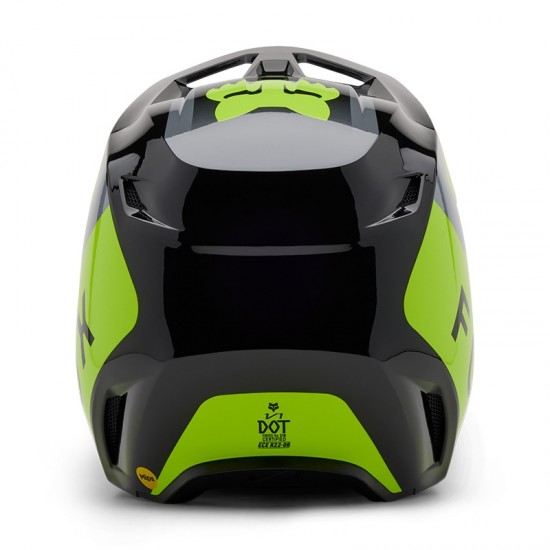 FOX V1 LEAN HELMET [GRY/YLW]