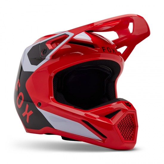 FOX V1 LEAN HELMET [FLO RED]