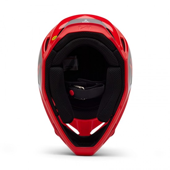 FOX V1 LEAN HELMET [FLO RED]
