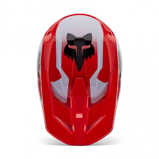 FOX V1 LEAN HELMET [FLO RED]