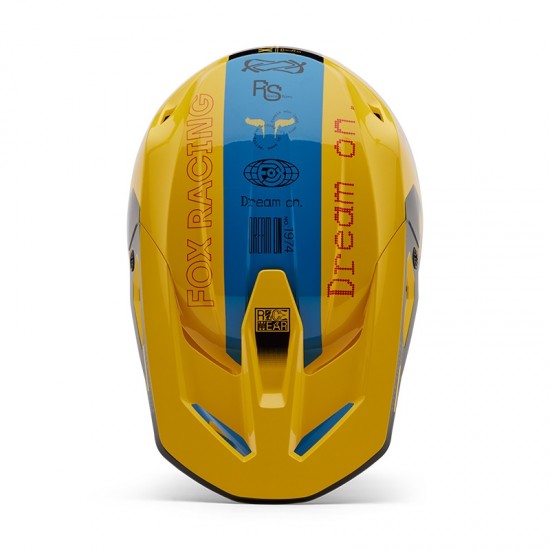 FOX V1 RACE SPEC HELMET [PL YLW]