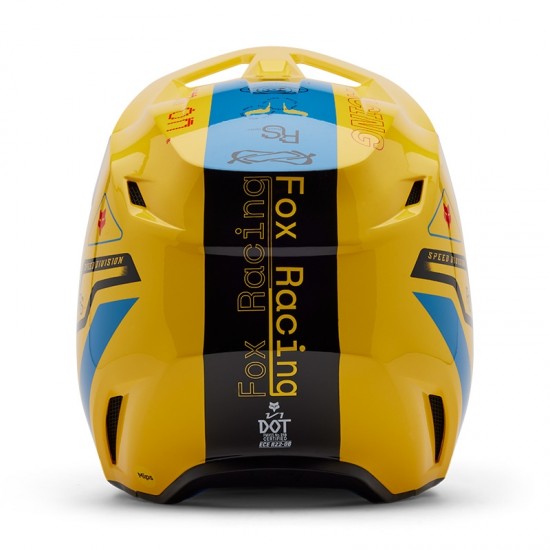 FOX V1 RACE SPEC HELMET [PL YLW]