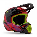 FOX V1 EMOTION HELMET [FLO RED]