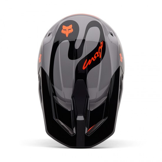 FOX V1 EMOTION HELMET [STL GRY]