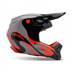 FOX V1 EMOTION HELMET [STL GRY]