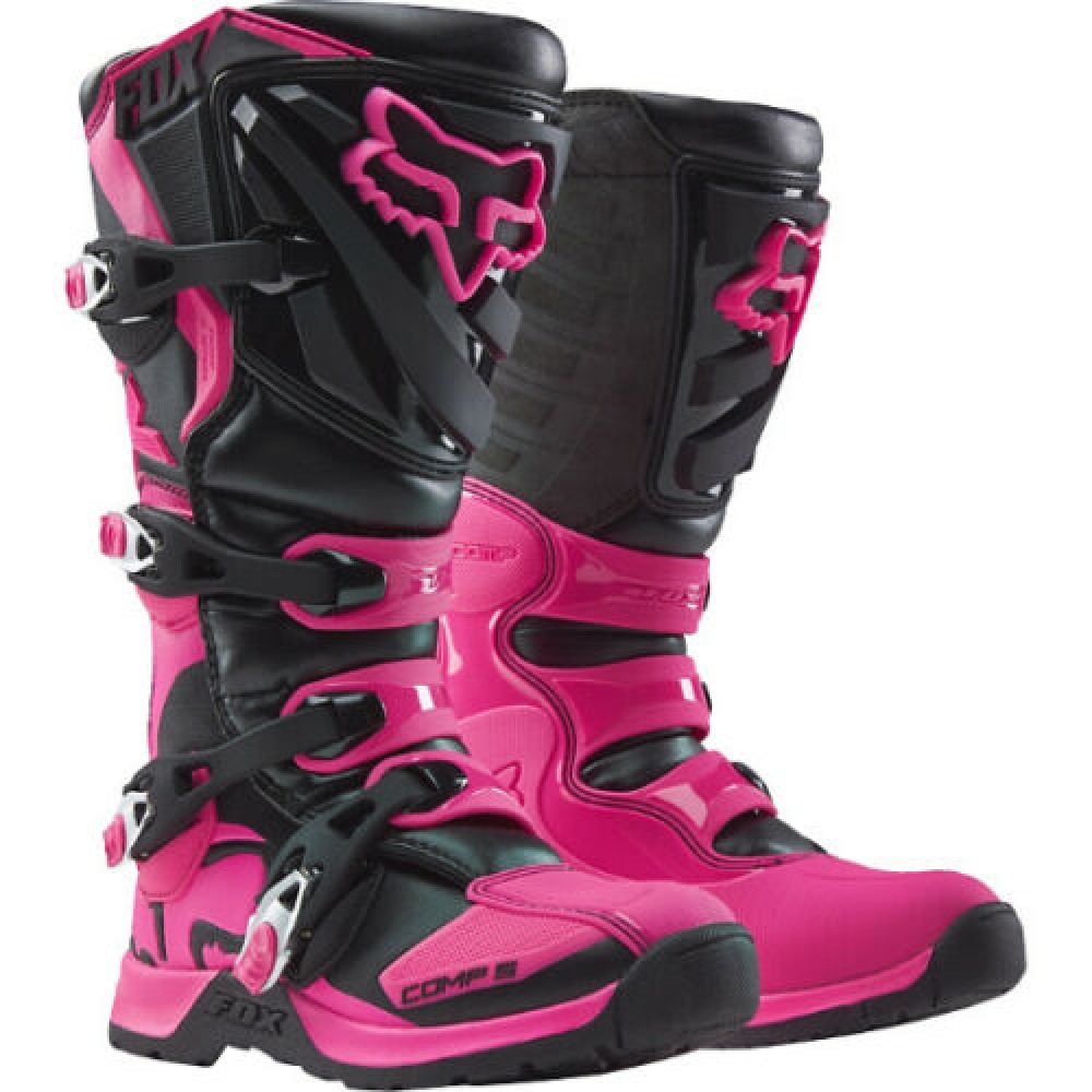 FOX COMP 5Y BOOT BLK PNK