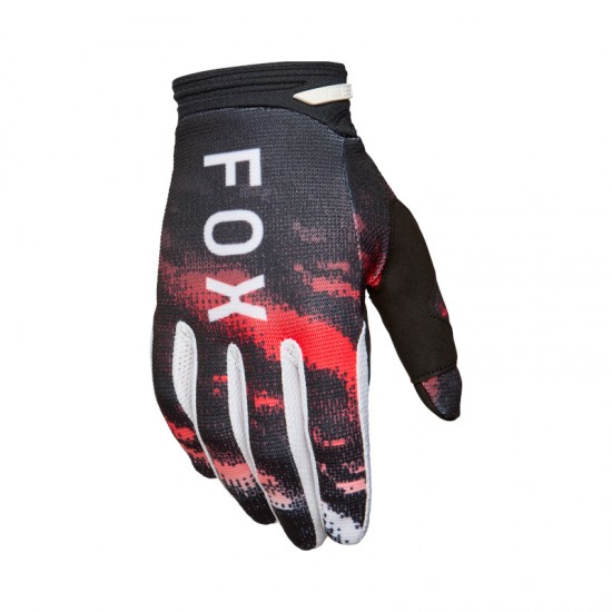 FOX 180 KAIROS GLOVE [WHT/FLO RED]