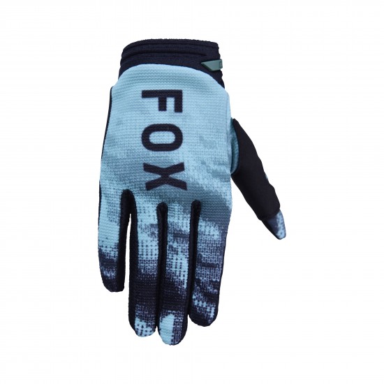 FOX YTH 180 KAIROS GLOVE [TURQ]