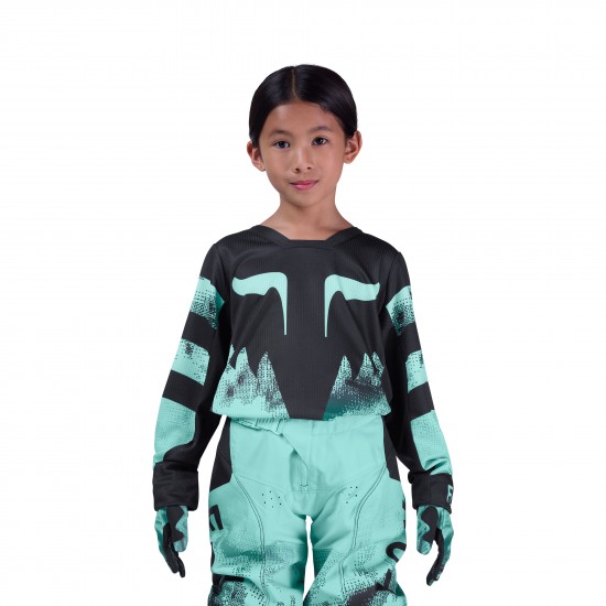FOX YTH 180 KAIROS JERSEY [TURQ]