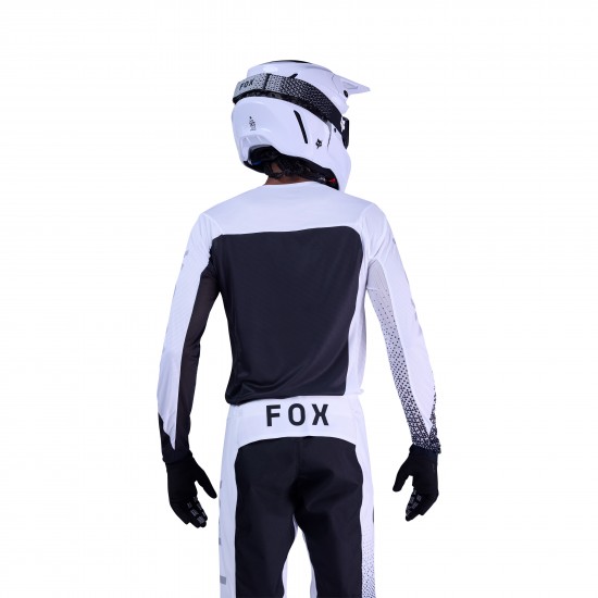 FOX FLEXAIR FRACTURE JERSEY [WHT/BLK]