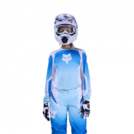 FOX WMNS 180 SHIELD JERSEY [WHT/BLU]