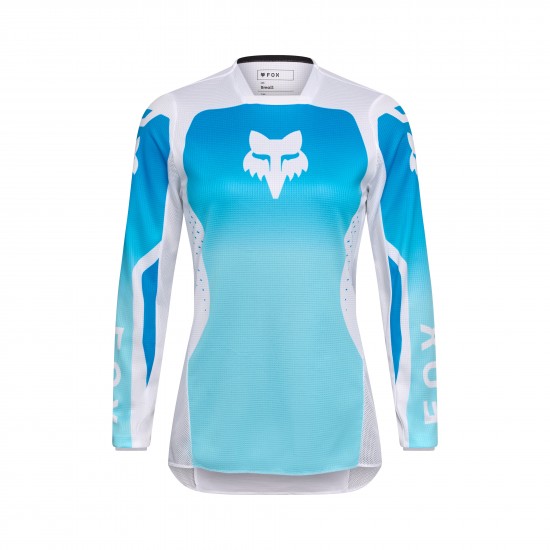 FOX WMNS 180 SHIELD JERSEY [WHT/BLU]