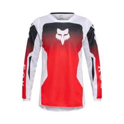 FOX YTH 180 SHIELD JERSEY [FLO RED]