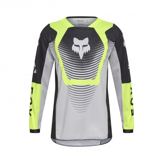 FOX YTH 180 COLLECT JERSEY [GRY/YLW]