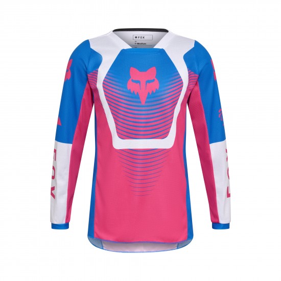 FOX YTH 180 COLLECT JERSEY [BLU/PNK]