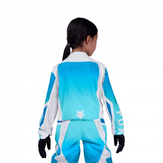 FOX YTH GIRLS 180 SHIELD JERSEY [BLU/WHT]