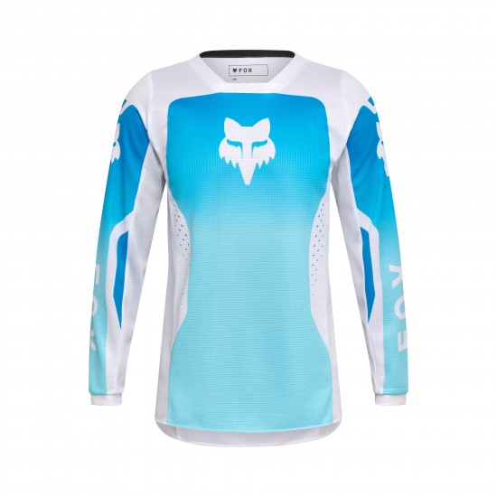 FOX YTH GIRLS 180 SHIELD JERSEY [BLU/WHT]