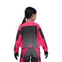 FOX YTH GIRLS 180 SHIELD JERSEY [BLK/PNK]
