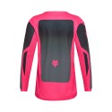 FOX YTH GIRLS 180 SHIELD JERSEY [BLK/PNK]