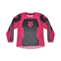 FOX KIDS GIRLS 180 SHIELD JERSEY [BLK/PNK]