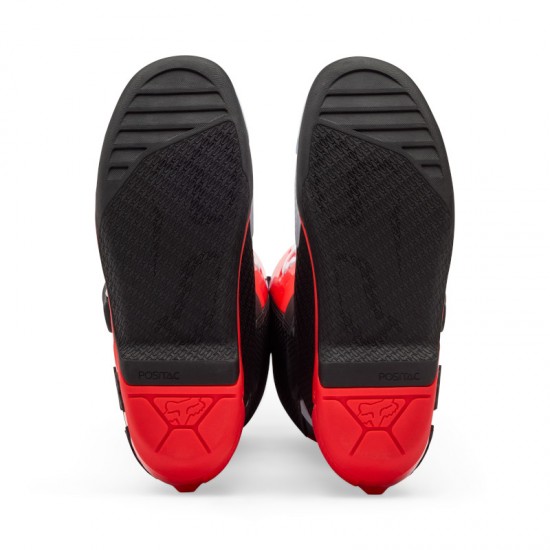 FOX COMP BOOT [WHT/FLO RED]