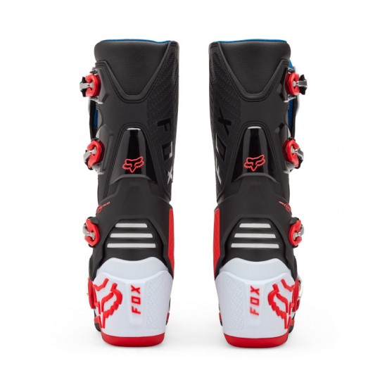 FOX MOTION BOOT [WHT/FLO RED]