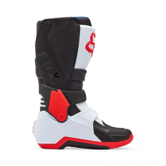 FOX MOTION BOOT [WHT/FLO RED]