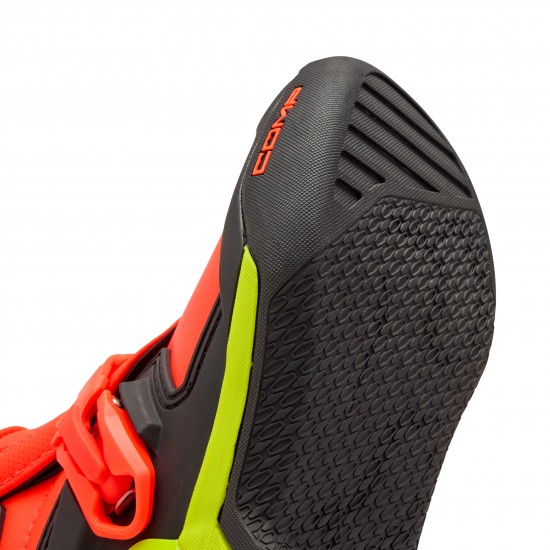FOX YTH COMP BOOT [ORG/YLW]