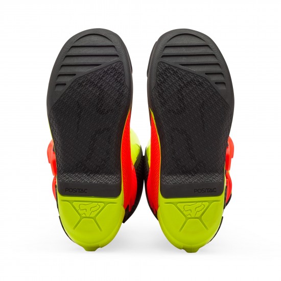 FOX YTH COMP BOOT [ORG/YLW]