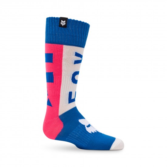 FOX YTH 180 COLLECT SOCK [BLU/PNK]