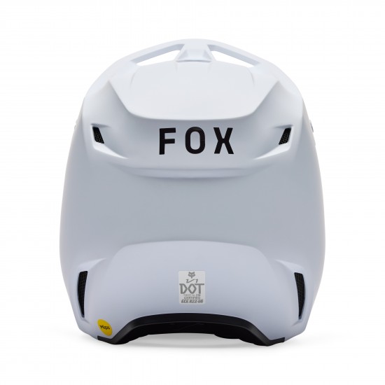 FOX YTH V1 SOLID HELMET [MT WHT]