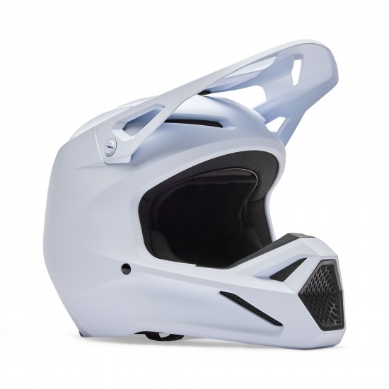 FOX YTH V1 SOLID HELMET [MT WHT]