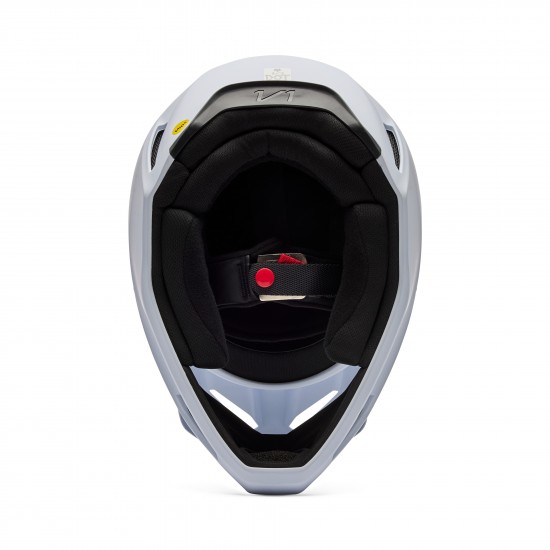 FOX YTH V1 SOLID HELMET [MT WHT]